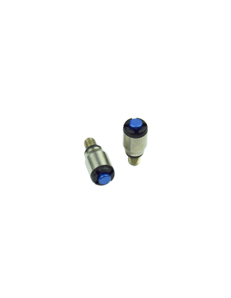 Purgeurs de fourche SCAR M5x0,8 Showa/Kayaba Bleu