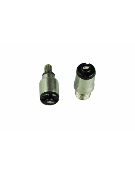 Purgeurs de fourche SCAR M8x1,0 + M4x1,0 WP Noir