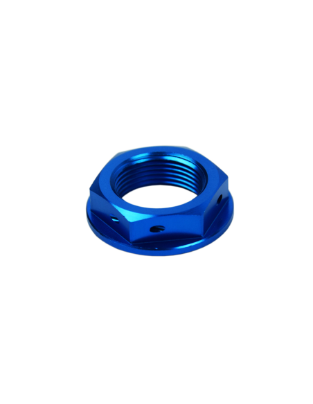 Ecrou de colonne de direction SCAR Honda / Kawasaki / Suzuki / Yamaha Bleu