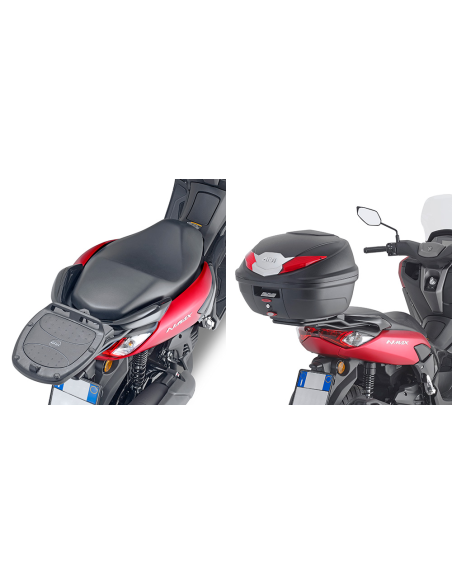 Support top case Givi Monokey - Monolock SR2153 Yamaha 125 - 155 N - Max 2021-2024
