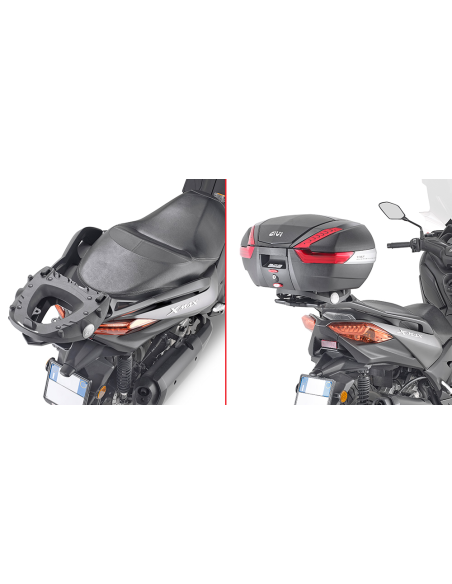 Support top case Givi Monokey - Monolock SR2150 Yamaha X - Max 125 - 400 2018 - 2021 300 2017 - 2020