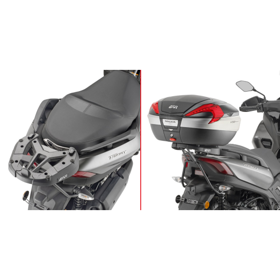 Support top case Givi Monokey - Monolock SR2149 Yamaha XMAX 125 2018 - 2022 - 300 2017 - 2022 - TRICITY 300 2020 - 2022