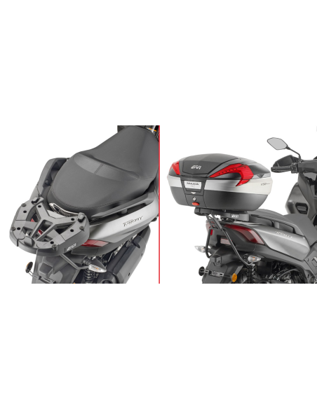 Support top case Givi Monokey - Monolock SR2149 Yamaha XMAX 125 2018 - 2022 - 300 2017 - 2022 - TRICITY 300 2020 - 2022