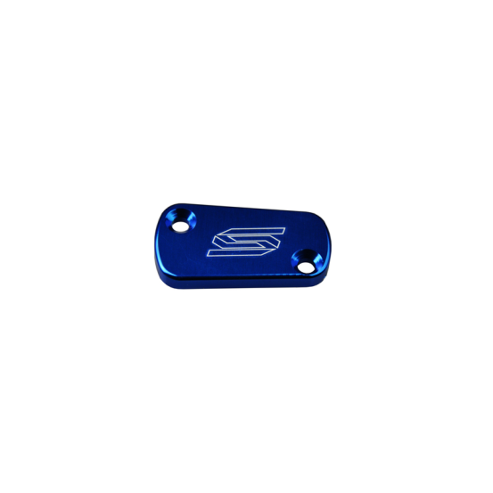 Couvercle de maitre cylindre frein arrière SCAR Kawasaki KX/KXF Suzuki RM/RMZ Bleu