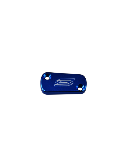 Couvercle de maitre cylindre frein arrière SCAR Kawasaki KX/KXF Suzuki RM/RMZ Bleu