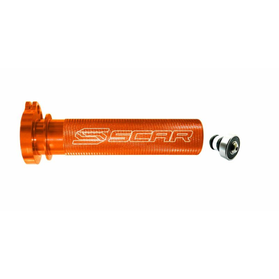 Barillet de gaz SCAR alu Husaberg / Husqvarna / KTM Orange