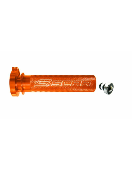 Barillet de gaz SCAR alu Husaberg / Husqvarna / KTM Orange