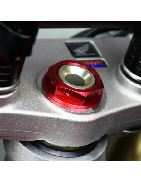 Ecrou de colonne de direction SCAR Honda CR/CRF / Husqvarna Rouge