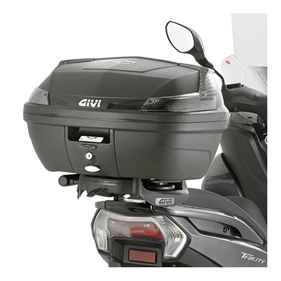 Support top case Givi Monolock SR2120 MBK Tryptik 125 2014-2017 - YAMAHA Tricity 125-155 2014-2024