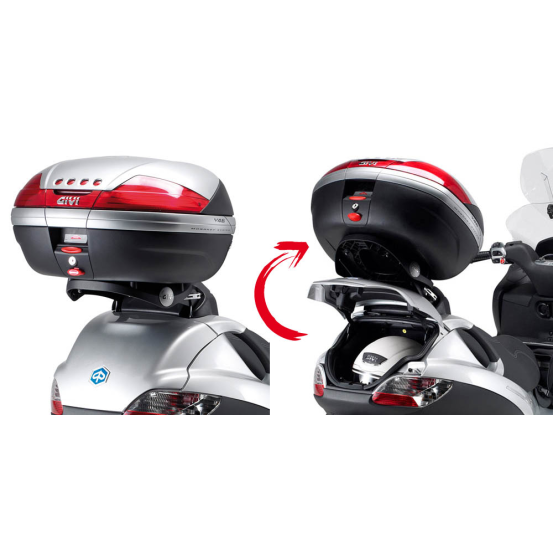 Support top case Givi Monokey SR134 Piaggio MP3 125-250-300-400-500 2006-2013