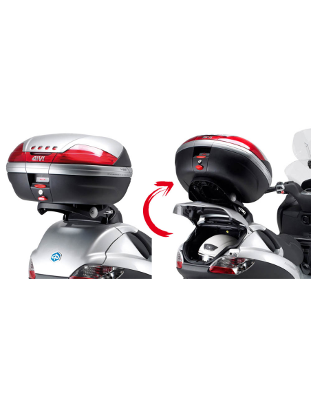 Support top case Givi Monokey SR134 Piaggio MP3 125-250-300-400-500 2006-2013
