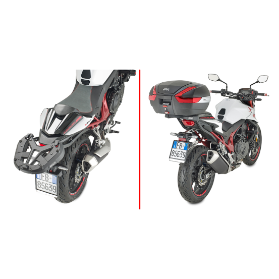 Support top case Givi Monokey - Monolock SR1200 Honda CB 750 HORNET 2023-2025