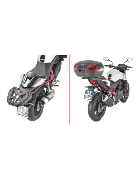 Support top case Givi Monokey - Monolock SR1200 Honda CB 750 HORNET 2023-2025