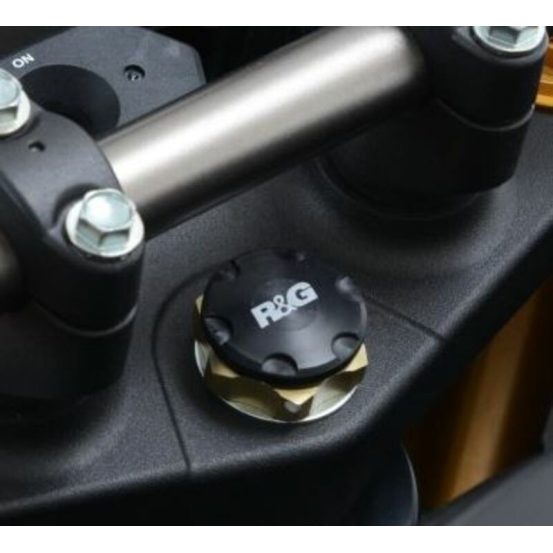 Insert écrou de direction R&G RACING noir - HONDA CRF1000L Africa Twin