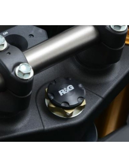Insert écrou de direction R&G RACING noir - HONDA CRF1000L Africa Twin