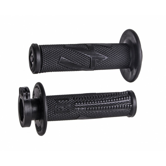 Poignées moto ODI V2 EMIG Lock-on PRO 2T/4T - Noir/Noir