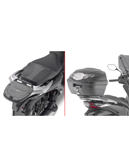 Support top case Givi HONDA 125 - 150 SH 2020 - 2021 Monolock sans platine