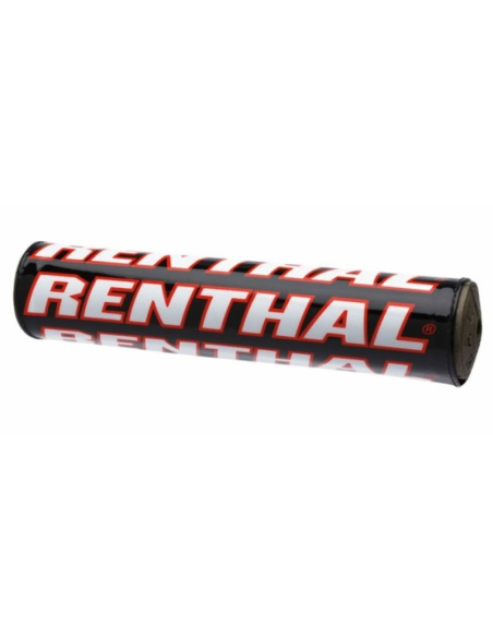 Mousse de guidons avec barre RENTHAL noir/rouge 216mm