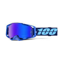 Masque cross 100% Armega HiPER Coupe - Ecran Iridium Bleu