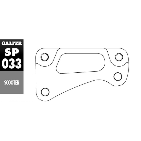 Patte de déport T-MAX 530 côté gauche