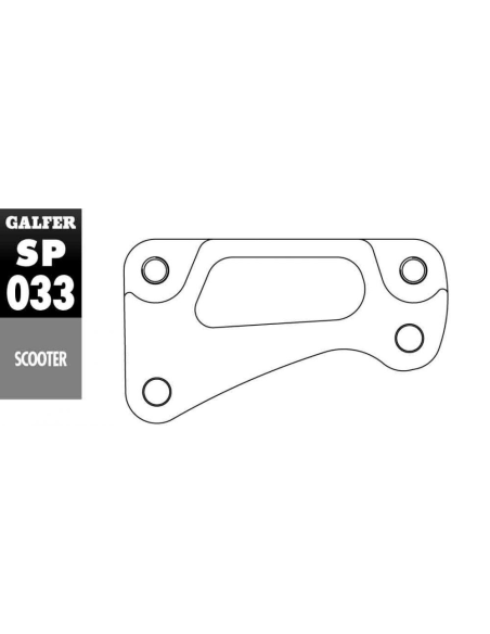 Patte de déport T-MAX 530 côté droit