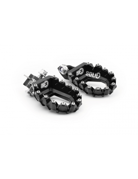 Repose pied S3 PARTS Solid Noir HONDA AFRICA TWIN 2018 - 2024 CRF L 300 2020 - 2024