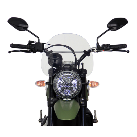 Bulle Moto Touring MRA Ducati 800 Scrambler Fumée