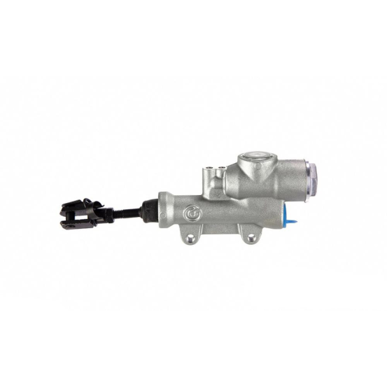 Maitre cylindre de frein arrière PS12 BREMBO argent - Réservoir incorporé - Entraxe 40 mm - APRILIA RSV4 - TUONO V4