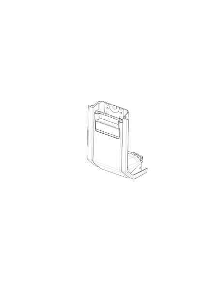 Partie inférieure serrure Top Case SHAD Terra TR48 / TR55 Pure Black