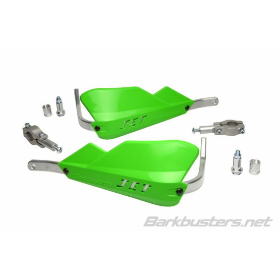 Protège-mains BARKBUSTERS Jet montage 2 points droit Ø22mm - Vert