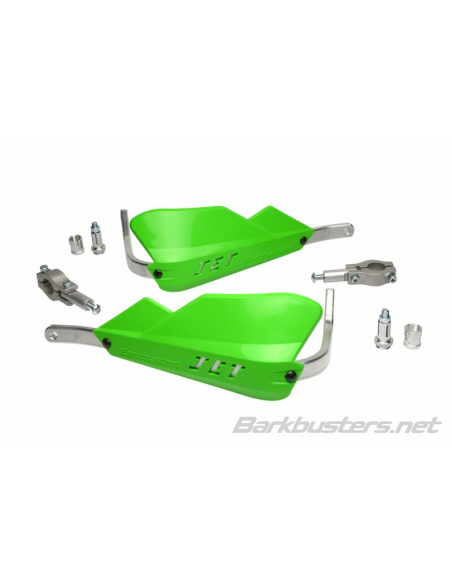 Protège-mains BARKBUSTERS Jet montage 2 points droit Ø22mm - Vert