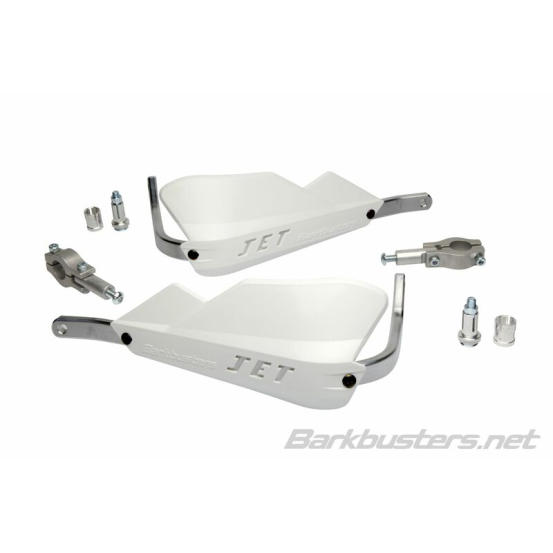 Protège-mains BARKBUSTERS Jet montage 2 points droit Ø22mm - Blanc