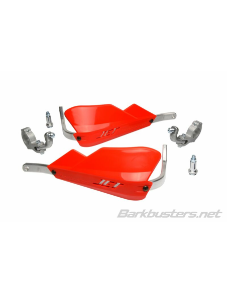 Protège-mains BARKBUSTERS Jet montage 2 points guidon Ø28,6mm - Rouge