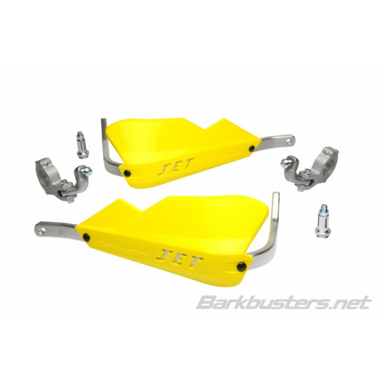Protège-mains BARKBUSTERS Jet montage 2 points guidon Ø28,6mm - Jaune