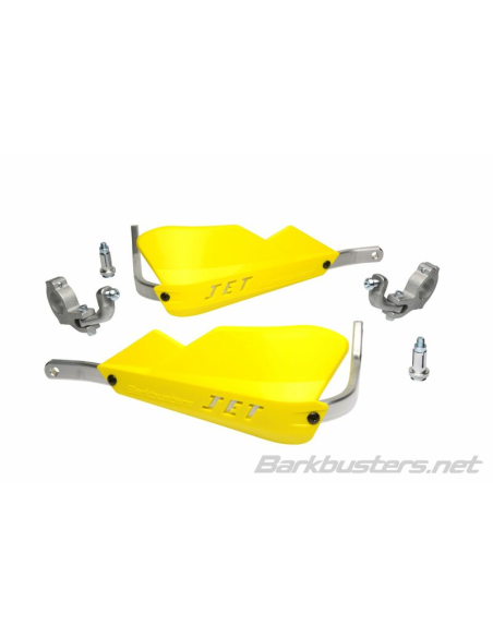 Protège-mains BARKBUSTERS Jet montage 2 points guidon Ø28,6mm - Jaune