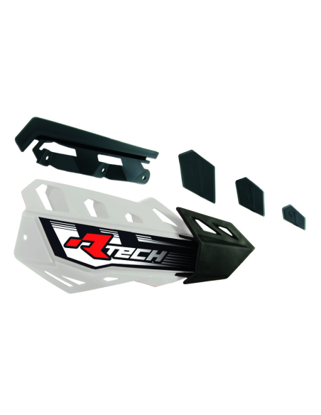 Coques de protège-mains - Blanc - RACETECH FLX - Coques de remplacement