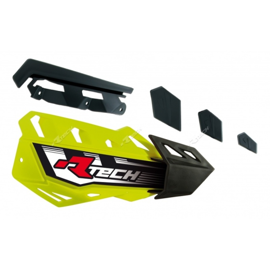 Coques de protège-mains - Jaune Fluo - RACETECH FLX Coques de remplacement