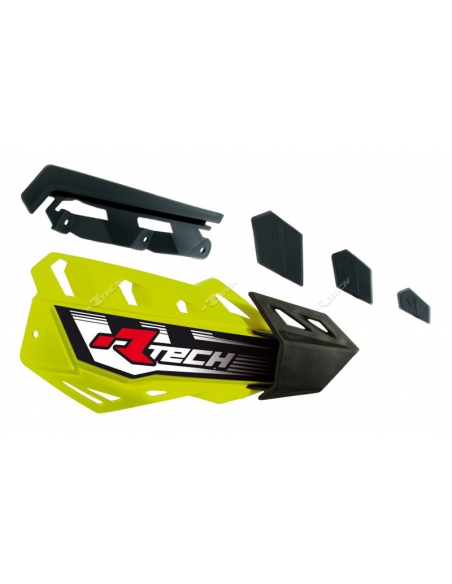 Coques de protège-mains - Jaune Fluo - RACETECH FLX Coques de remplacement