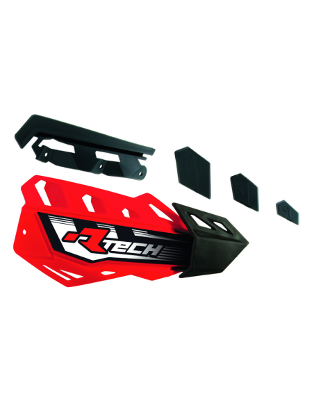 Coques de protège-mains - Rouge - RACETECH FLX - Coques de remplacement