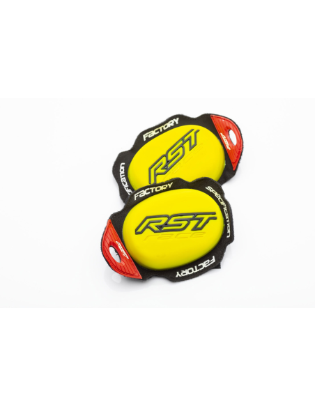 Sliders de genoux RST Factory - Jaune Fluo