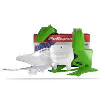 Kit plastiques - Origine - POLISPORT KAWASAKI 125/250 KX 1999-2002