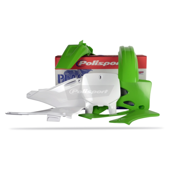Kit plastiques - Origine - POLISPORT KAWASAKI 125/250 KX 1999-2002