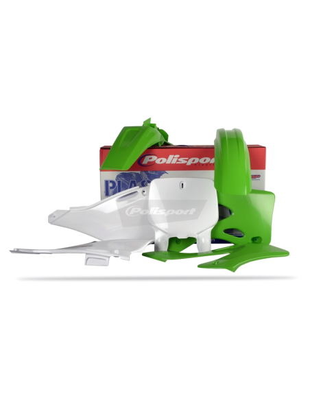 Kit plastiques - Origine - POLISPORT KAWASAKI 125/250 KX 1999-2002