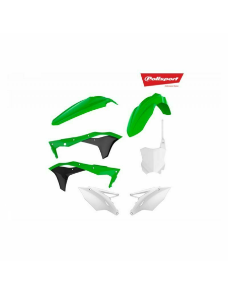 Kit plastiques - Origine - POLISPORT Kawasaki 250 KXF 2017-2020