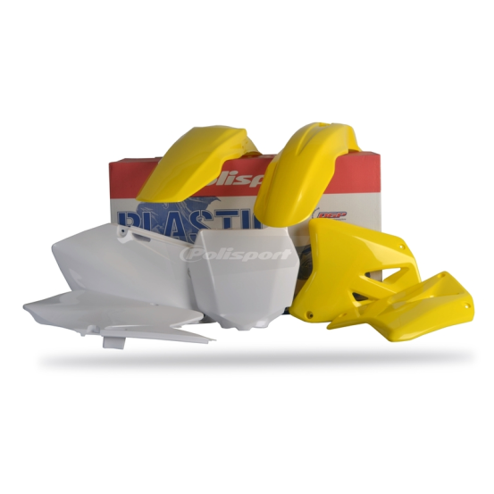 Kit plastiques - Origine - POLISPORT SUZUKI 125/250 RM 2001-2008