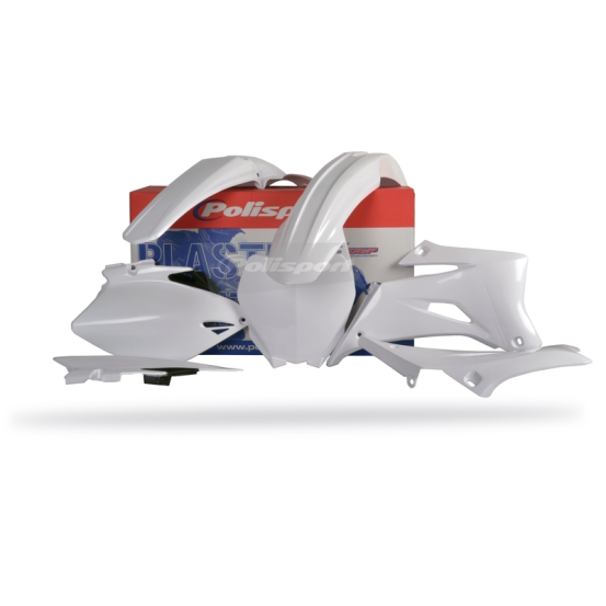 Kit plastiques - Blanc - POLISPORT Yamaha 250 450 YZF 2006-2009