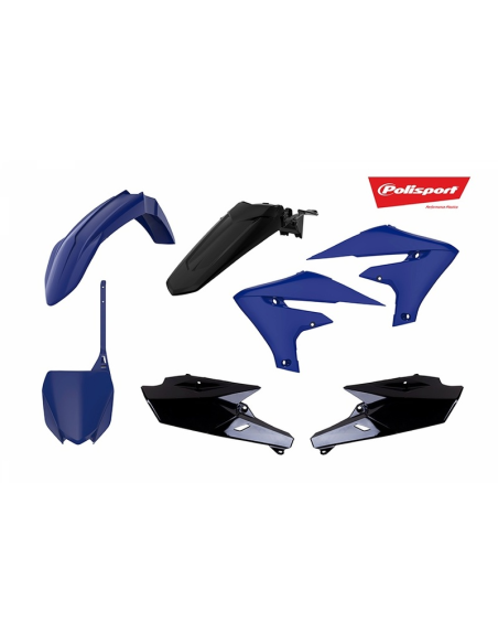 Kit plastiques - Noir Bleu - POLISPORT Yamaha 250 YZF 2019 / 450 YZF 2018-2019