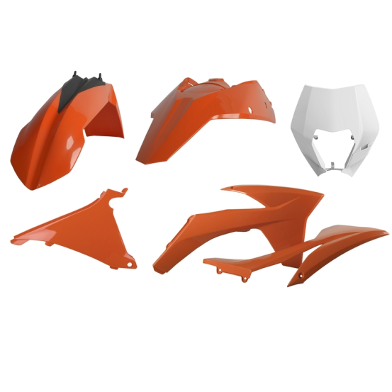 Kit plastiques - Origine - POLISPORT KTM XCF-W 2012-2013