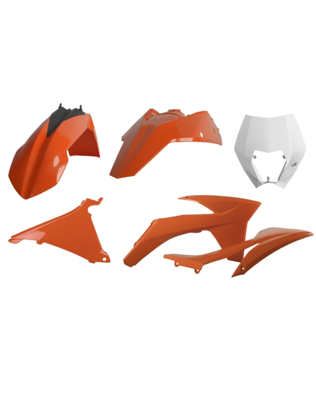 Kit plastiques - Origine - POLISPORT KTM XCF-W 2012-2013