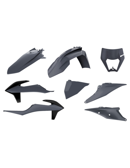 Kit plastique - Gris - POLISPORT nardo KTM EXC EXC-F 2018-2022